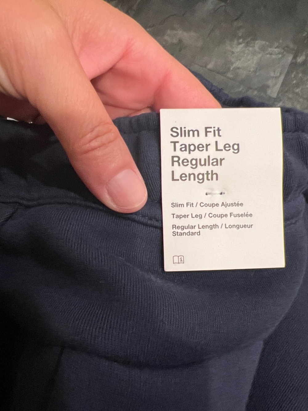 Nike Dark Blue Slim Tech Fleece Joggers - Picture 3 of 5